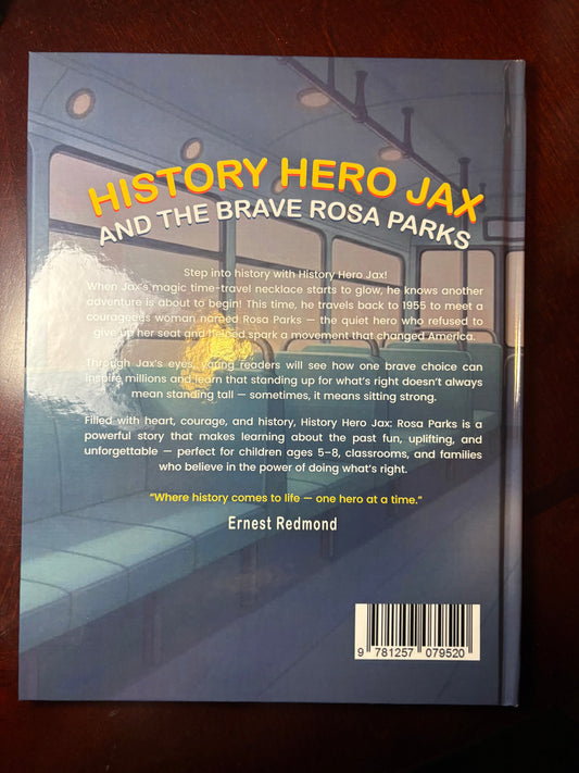 Real life Book cover of 'History Hero Jax and the Brave Rosa Parks'